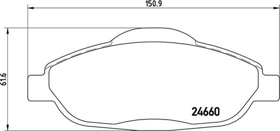 Magneti Marelli 363700561101 - Тормозные колодки, дисковые, комплект unicars.by