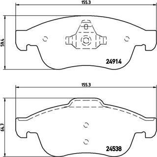 Magneti Marelli 363700568050 - Тормозные колодки, дисковые, комплект unicars.by