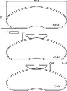 Magneti Marelli 363700507002 - Тормозные колодки, дисковые, комплект unicars.by