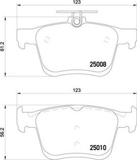 Magneti Marelli 363700585125 - Тормозные колодки, дисковые, комплект unicars.by