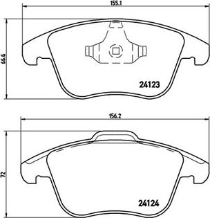 Magneti Marelli 363700524076 - Тормозные колодки, дисковые, комплект unicars.by