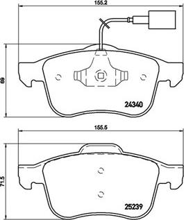 Magneti Marelli 363700523132 - Тормозные колодки, дисковые, комплект unicars.by