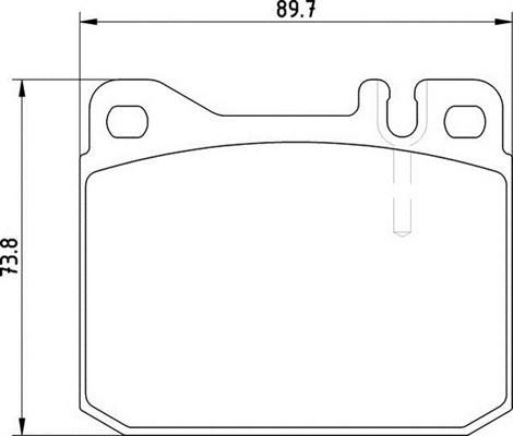 Magneti Marelli 363700204141 - Тормозные колодки, дисковые, комплект unicars.by