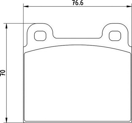 Magneti Marelli 363700204116 - Тормозные колодки, дисковые, комплект unicars.by