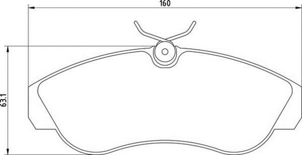 Magneti Marelli 363700205079 - Тормозные колодки, дисковые, комплект unicars.by