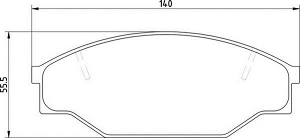 Magneti Marelli 363700200331 - Тормозные колодки, дисковые, комплект unicars.by