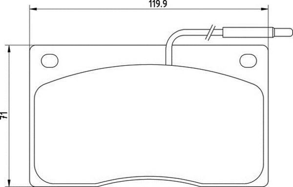 Magneti Marelli 363700200210 - Тормозные колодки, дисковые, комплект unicars.by