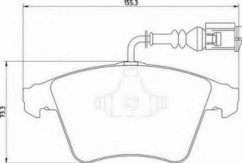 Magneti Marelli 363700201432 - Тормозные колодки, дисковые, комплект unicars.by