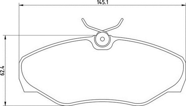 Magneti Marelli 363700201424 - Тормозные колодки, дисковые, комплект unicars.by