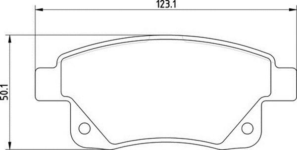 Magneti Marelli 363700201642 - Тормозные колодки, дисковые, комплект unicars.by