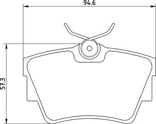 Magneti Marelli 363710201390 - Тормозные колодки, дисковые, комплект unicars.by