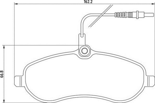 Magneti Marelli 363700201708 - Тормозные колодки, дисковые, комплект unicars.by