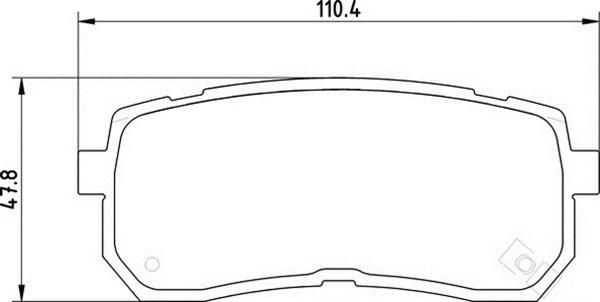 Magneti Marelli 363700201725 - Тормозные колодки, дисковые, комплект unicars.by