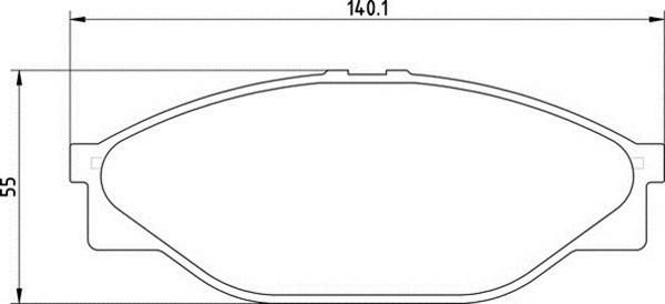 Magneti Marelli 363700203012 - Тормозные колодки, дисковые, комплект unicars.by