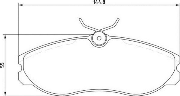 Magneti Marelli 363700203037 - Тормозные колодки, дисковые, комплект unicars.by