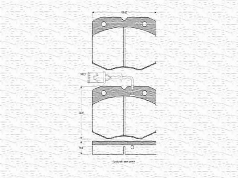 Magneti Marelli 363702160235 - Тормозные колодки, дисковые, комплект unicars.by