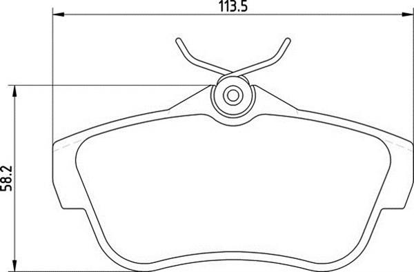 Magneti Marelli 363710201710 - Тормозные колодки, дисковые, комплект unicars.by