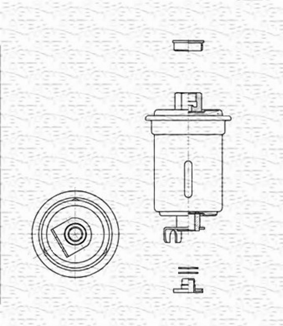 Magneti Marelli 213908908600 - Топливный фильтр unicars.by