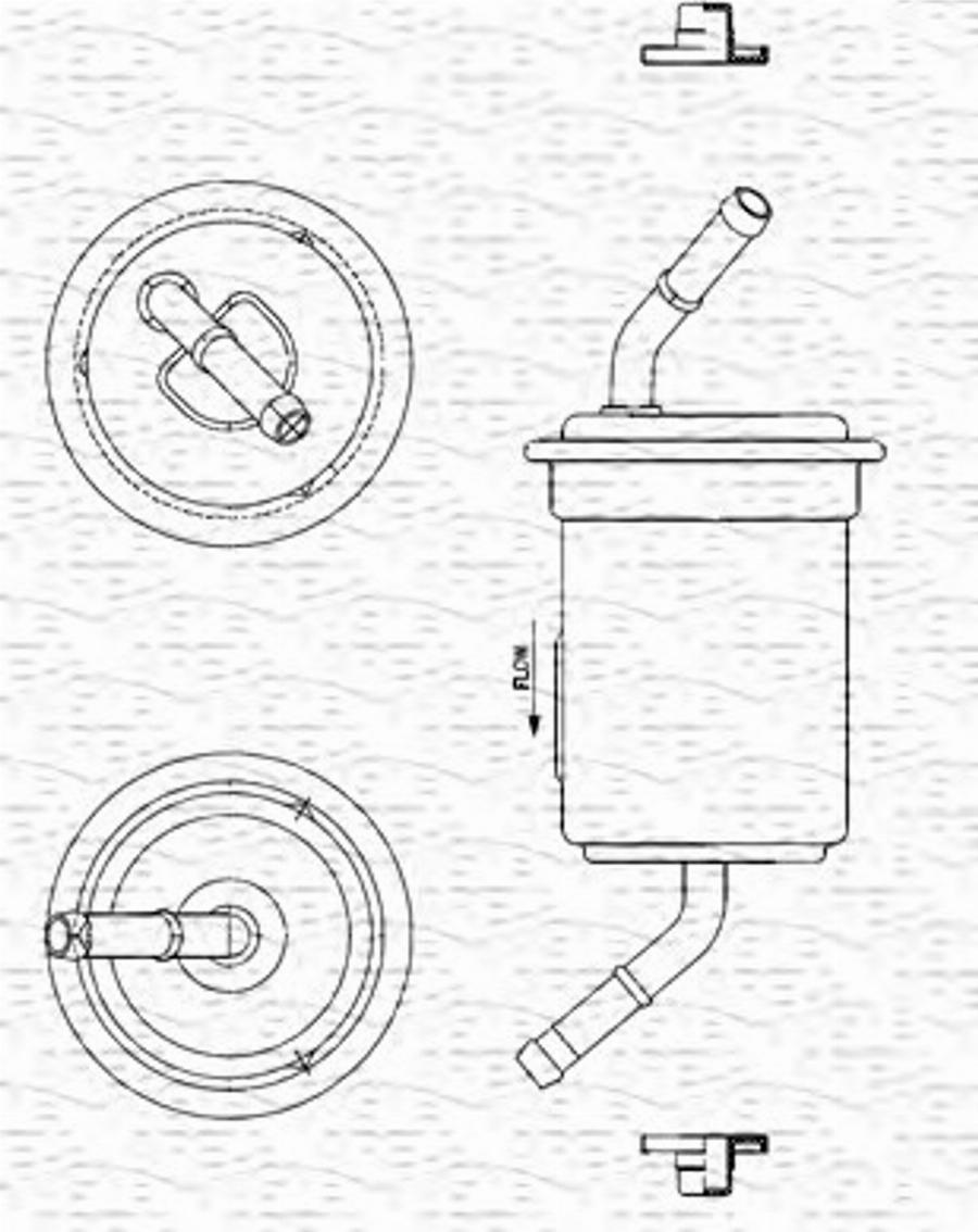 Magneti Marelli 213908907800 - Топливный фильтр unicars.by