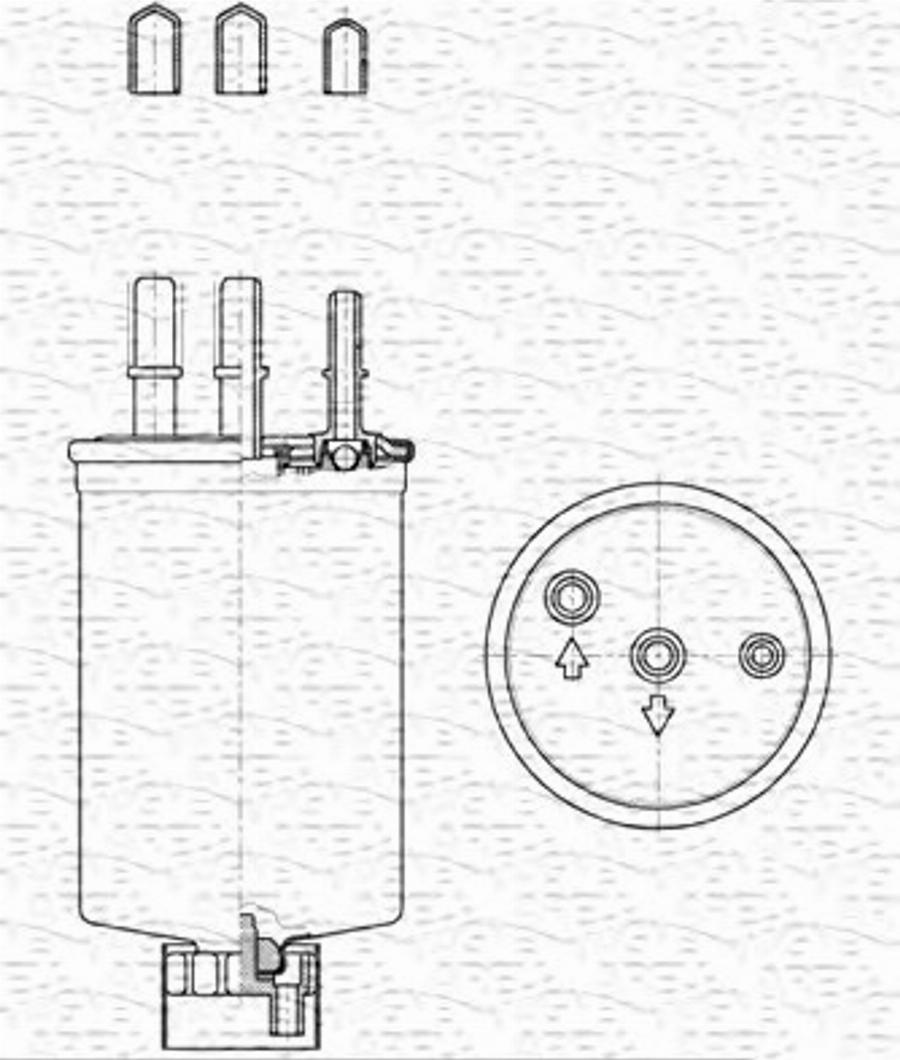 Magneti Marelli 213908566000 - Топливный фильтр unicars.by