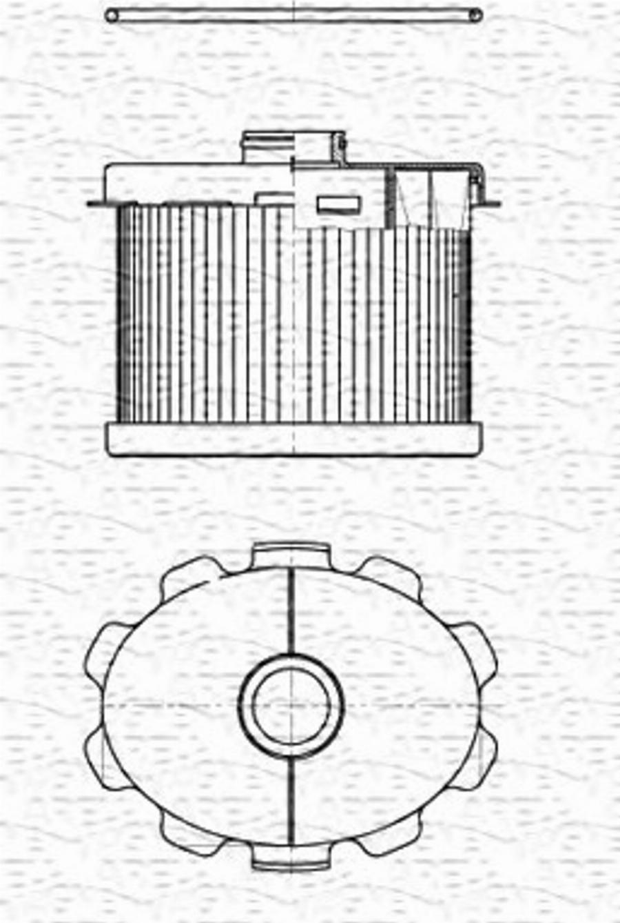 Magneti Marelli 213908503000 - Топливный фильтр unicars.by