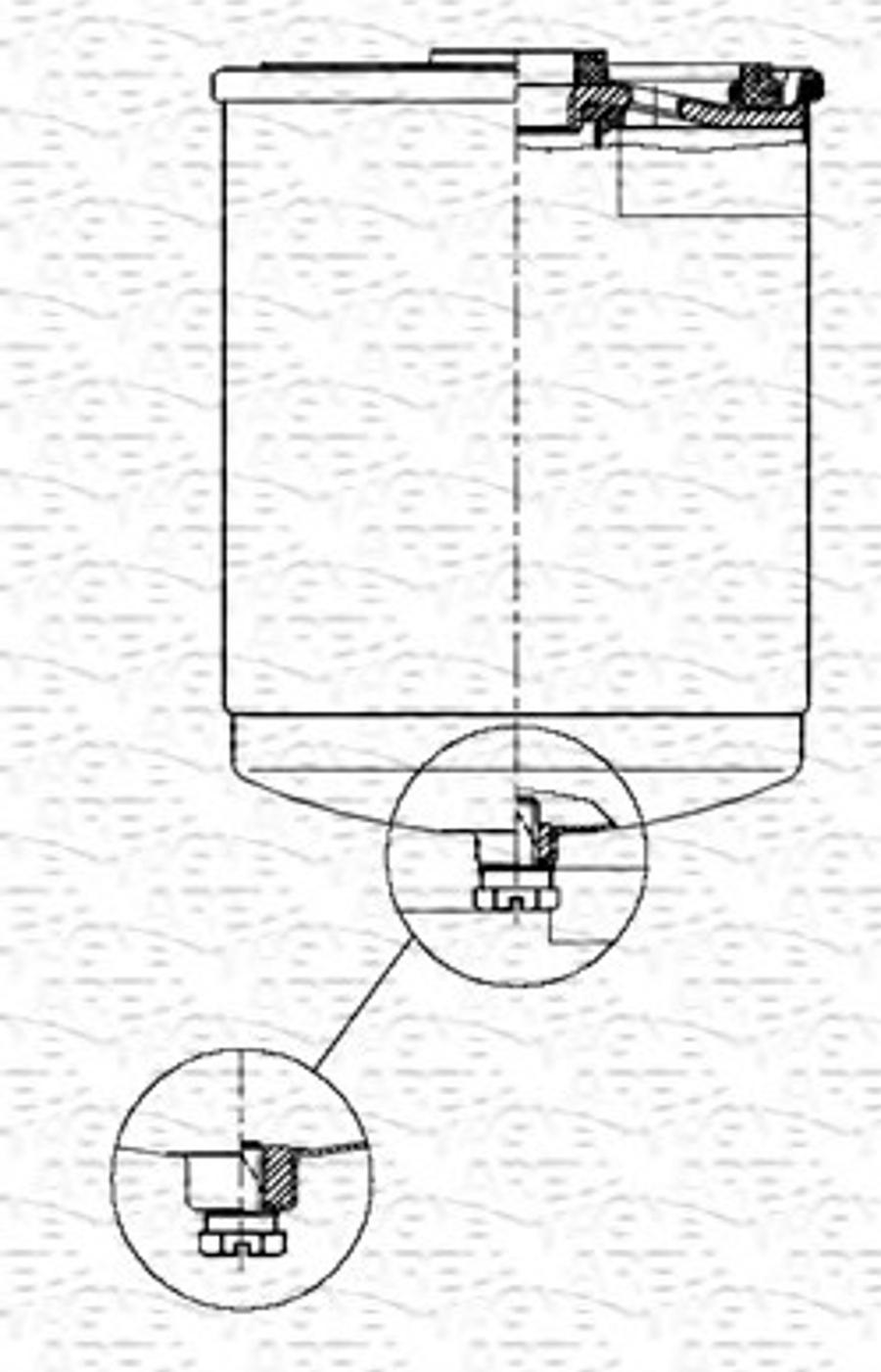 Magneti Marelli 213908515000 - Топливный фильтр unicars.by