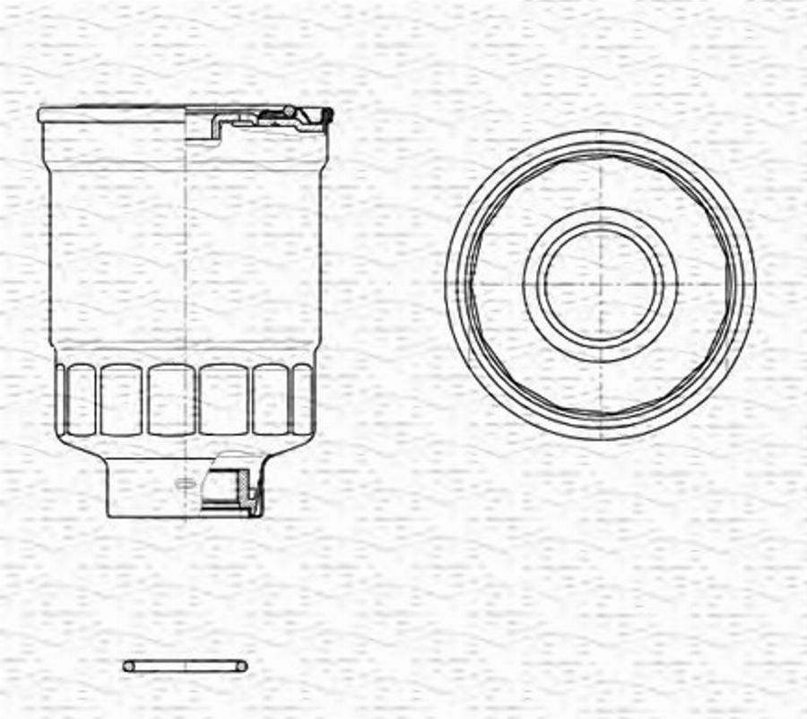 Magneti Marelli 213908526000 - Топливный фильтр unicars.by