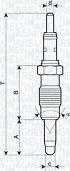 Magneti Marelli UX21A - Свеча накаливания unicars.by