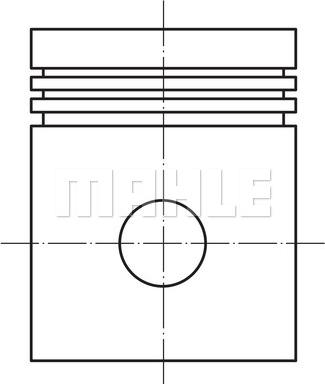 MAHLE 205 22 03 - Поршень unicars.by