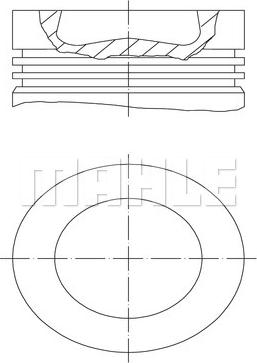 MAHLE 028 PI 00137 000 - Поршень unicars.by