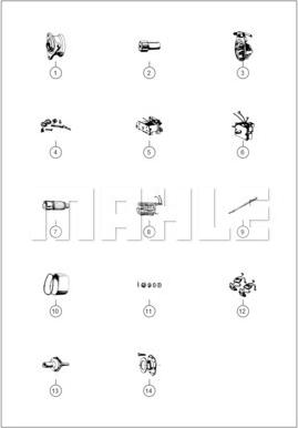 MAHLE MS 533 - Стартер unicars.by