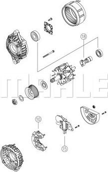 MAHLE MG 877 - Генератор unicars.by