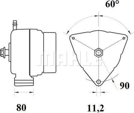 MAHLE MG 805 - Генератор unicars.by