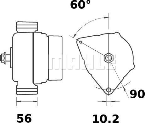 MAHLE MG 3 - Генератор unicars.by