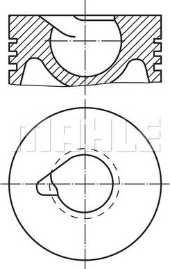 MAHLE 228 22 00 - Поршень unicars.by