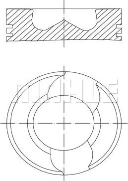 MAHLE 228 14 20 - Поршень unicars.by