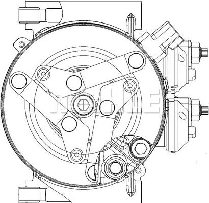 MAHLE ACP 1366 000P - Компрессор кондиционера unicars.by