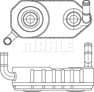 MAHLE CLC 177 000S - Масляный радиатор, автоматическая коробка передач unicars.by