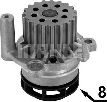 MAHLE CP 587 000S - Водяной насос unicars.by