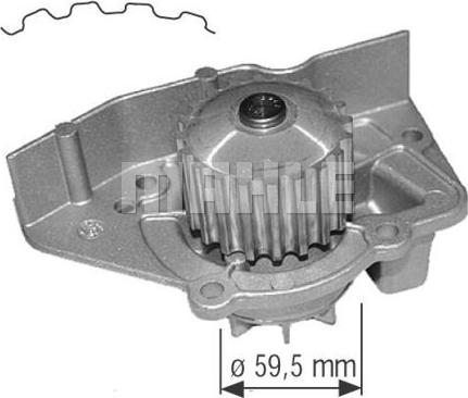 MAHLE CP 118 000S - Водяной насос unicars.by