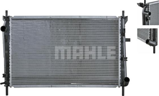 MAHLE CR 629 000S - Радиатор, охлаждение двигателя unicars.by