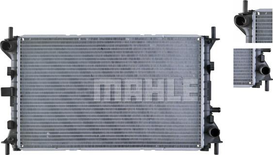 MAHLE CR 1344 000S - Радиатор, охлаждение двигателя unicars.by