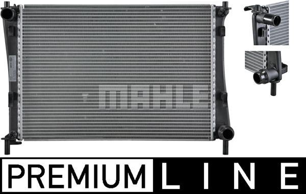 MAHLE CR 1355 000P - Радиатор, охлаждение двигателя unicars.by