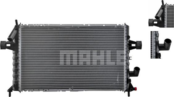 MAHLE CR 305 000S - Радиатор, охлаждение двигателя unicars.by