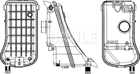 MAHLE CRT 11 000S - Компенсационный бак, охлаждающая жидкость unicars.by