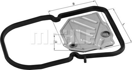 MAHLE HX 46D1 - Гидрофильтр, автоматическая коробка передач unicars.by