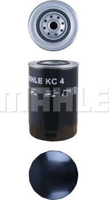 MAHLE KC 4 - Топливный фильтр unicars.by