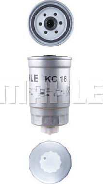 MAHLE KC 18 - Топливный фильтр unicars.by