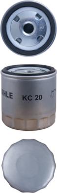 MAHLE KC 20 - Топливный фильтр unicars.by