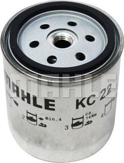 MAHLE KC 22 - Топливный фильтр unicars.by